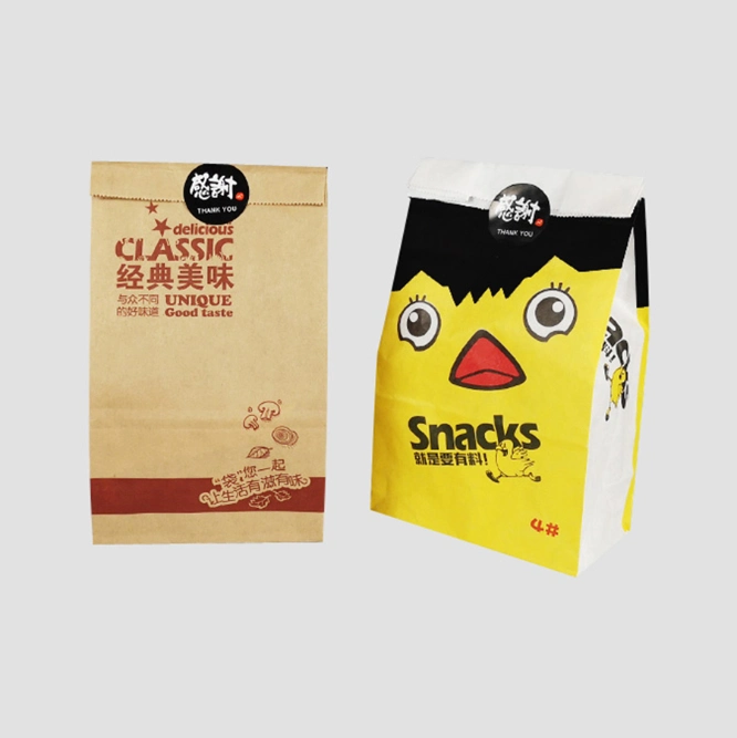 Custom Printed Food Service Take out Bags Wholesale