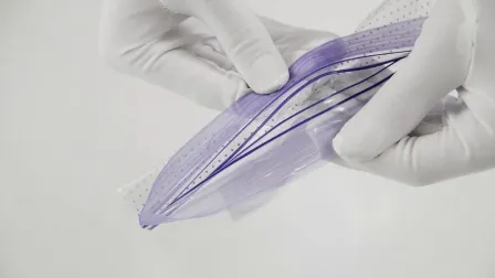 Materiale LDPE, per uso alimentare, borsa con cerniera dal design personalizzato