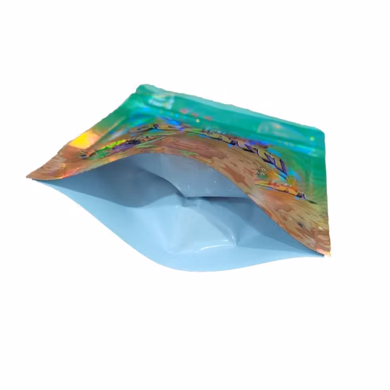 3,5 g 7 g 1 g 1 libbra 14G Campione gratuito stampato personalizzato Stand up Pouch Ziplock Foil Sacchetti di imballaggio gommosi commestibili Sacchetto in Mylar di plastica resistente agli odori resistente ai bambini